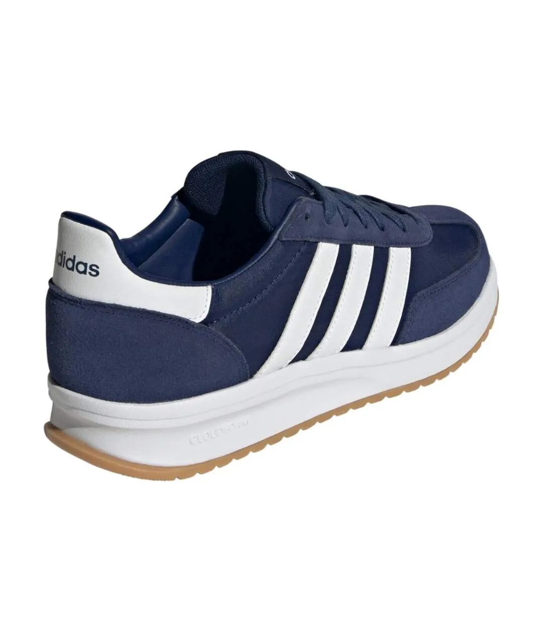 Mens Run 70s 2.0 Suede Shoes Navy Blue White Adidas-2