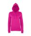 AWDis Just Hoods Womens/Ladies Girlie College Pullover Hoodie (Hot Pink) - UTRW3481