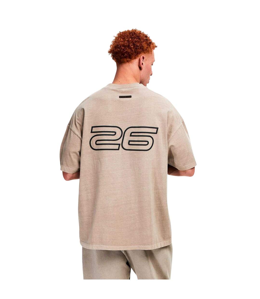 T-shirt Homme Gris Fear Of God Essentials-4