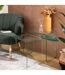 Ensemble de 2 tables café gigognes en verre LENIA - Transparent-2