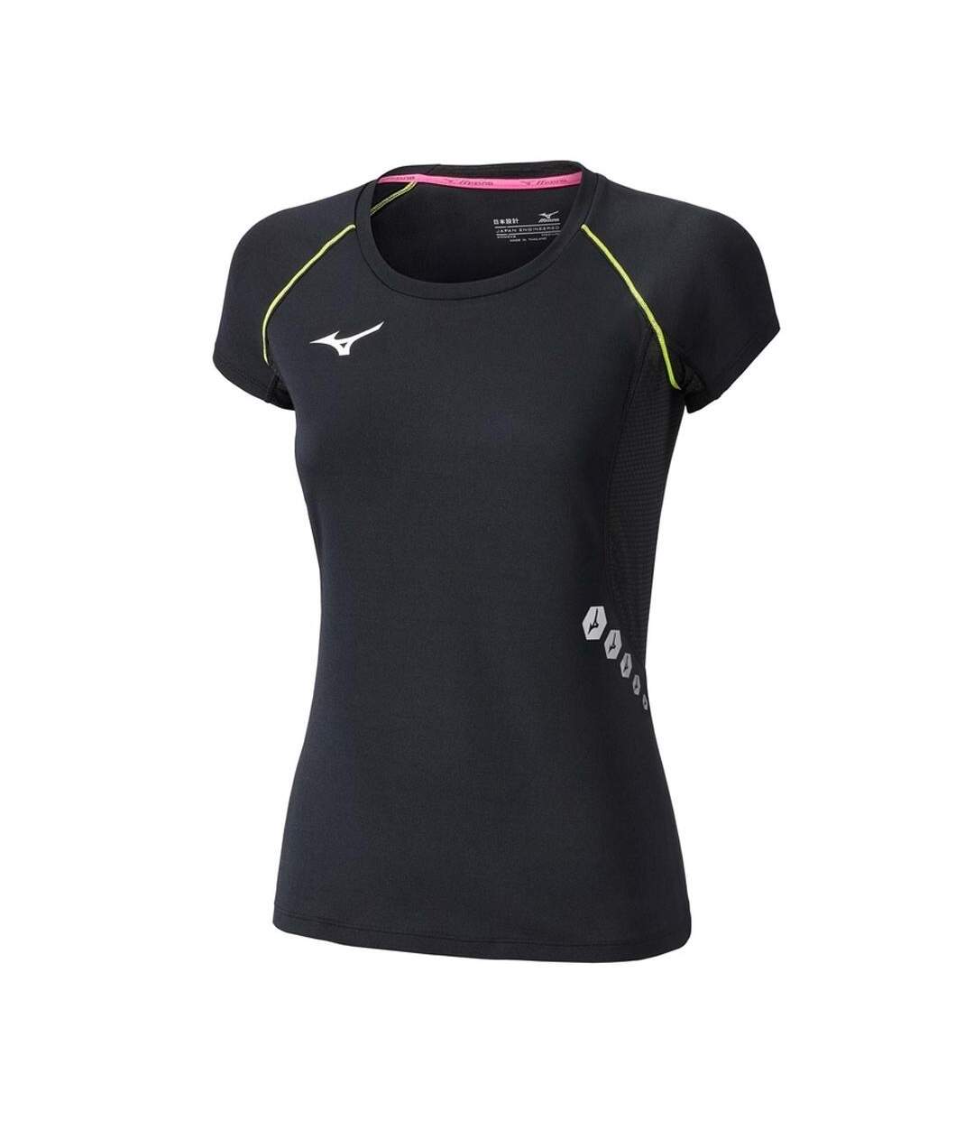 T-Shirt noir femme mizuno wos-1