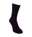 3 Pair Unisex Merino Wool Ribbed Seamless Diabetic Socks for Swollen Legs-3