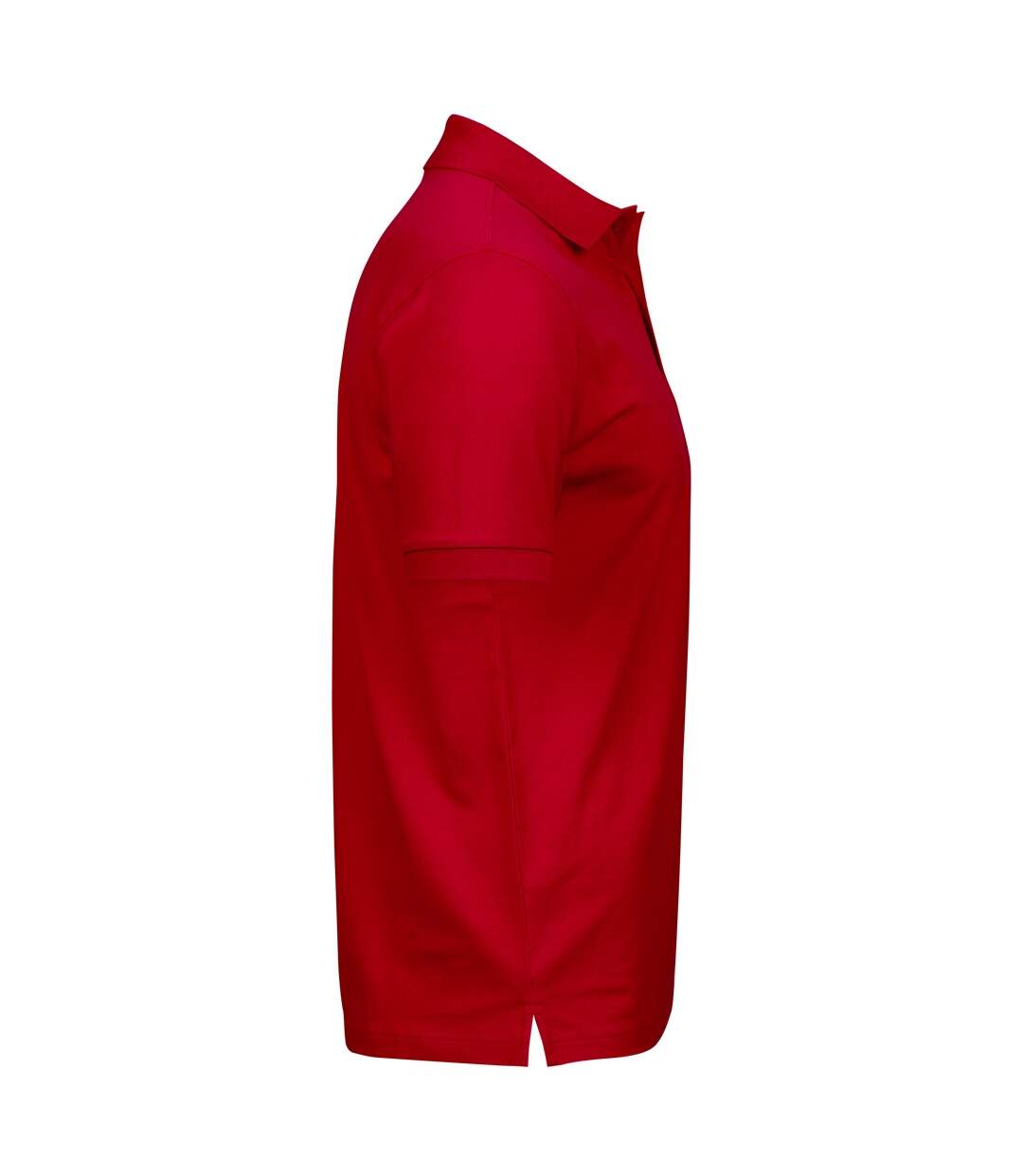 Tee Jays Mens Luxury Stretch Short Sleeve Polo Shirt Red TeeJays-3