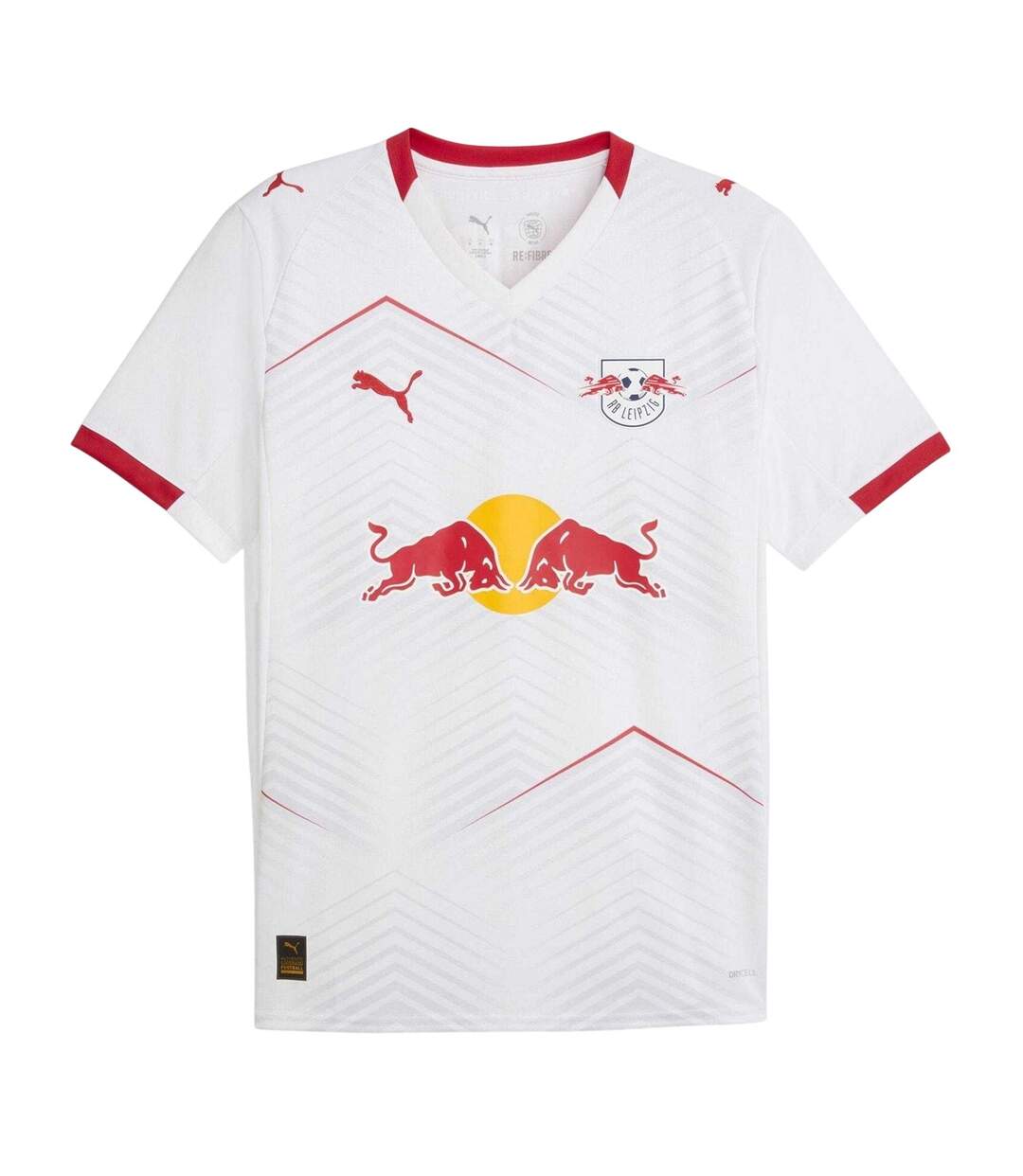 Mens Leipzig 25/26 Red Bull Home Jersey White Red Puma-2