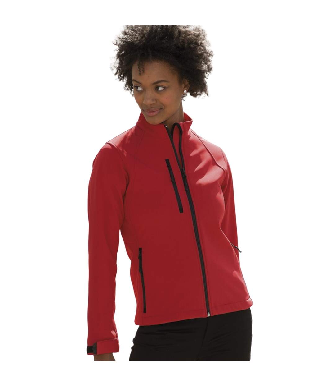 Veste softshell imperméable femme rouge Russell Jerzees Colours-3