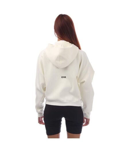 Veste À Capuche Z.n.e. Femme Blanc Cassé Adidas