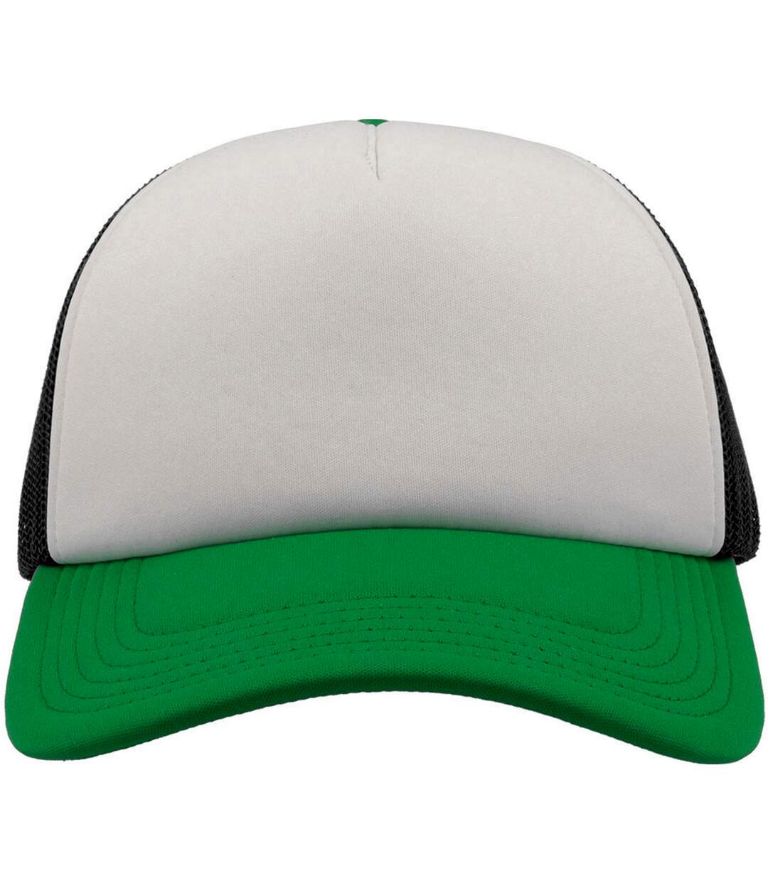 Casquette trucker rapper adulte blanc / noir / vert Atlantis-3