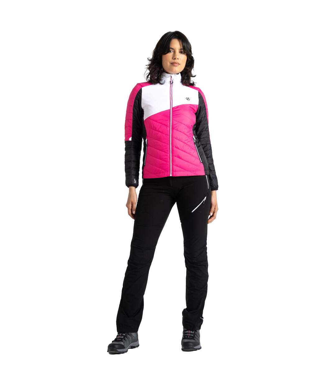 Womens/ladies Surmise Jacket Pure Pink White Dare 2B-1