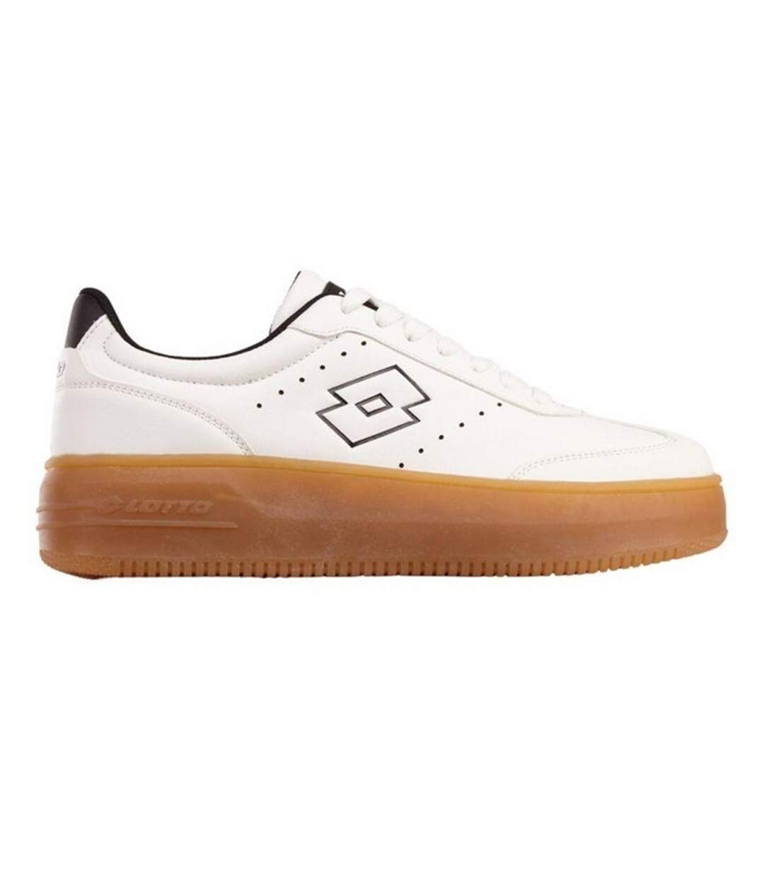 Baskets Iskar Femme Blanc Noir Lotto-1