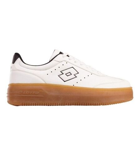 Baskets Iskar Femme Blanc Noir Lotto