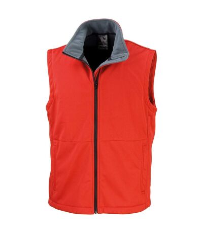 Result Core Unisex Adult Softshell Body Warmer (Red)