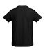 Mens prince short-sleeved polo shirt solid black Roly