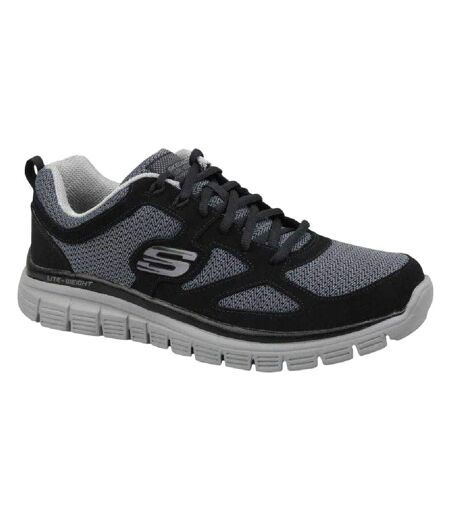 Chaussures Burns Agoura Homme Noir Skechers