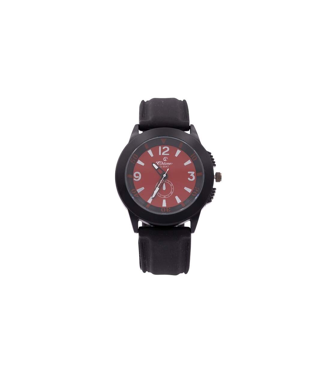 Montre Fashion pour Homme Silicone Noir CHTIME-1