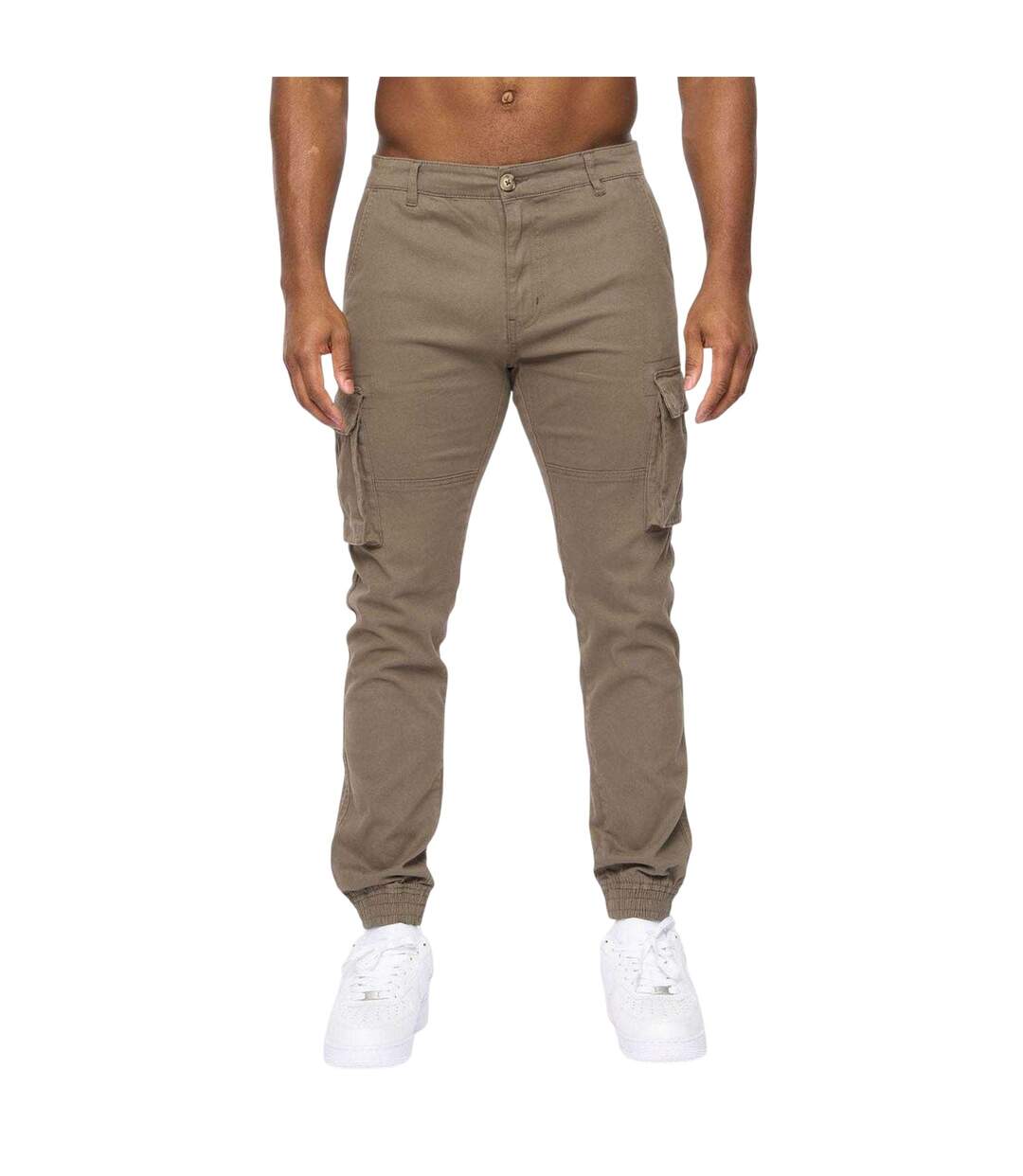 Pantalon À Poches Frentons Homme Vert Crosshatch-1
