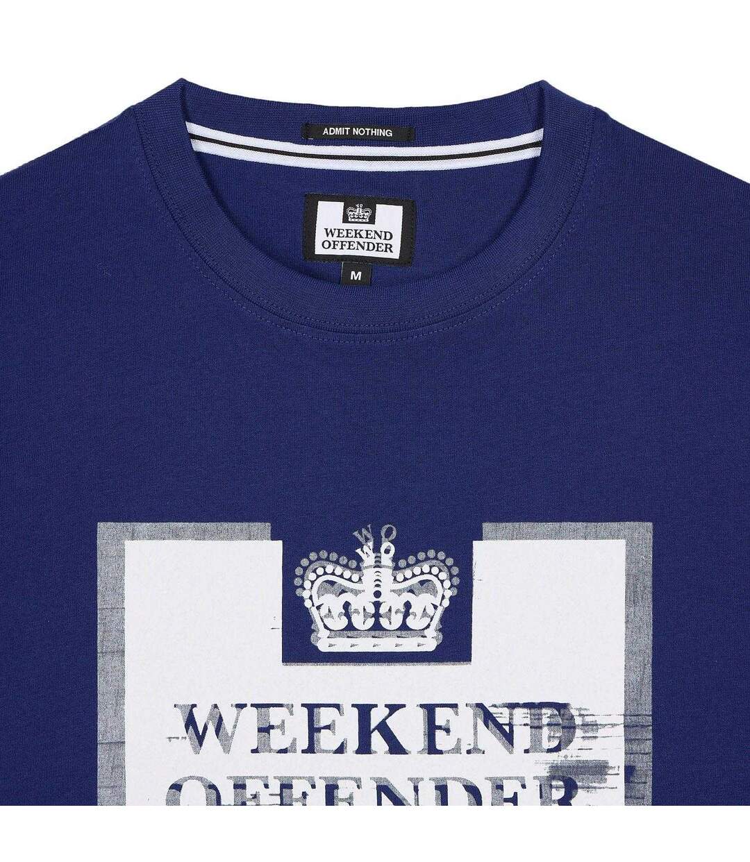 T-shirt Style Graphique Bonpensiero Homme Bleu Weekend Offender-4