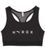 Womens/ladies Hyrox Logo Sports Bra Black Puma-2