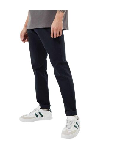 Mens Chino Plain Slim Trousers Black Jack Wills