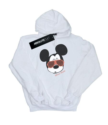 Disney - Sweat à capuche MICKEY MOUSE SUNGLASSES - Femme (Blanc) - UTBI10734