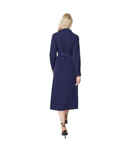 Robe mi-longue utility femme bleu marine Principles