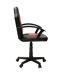 Chaise de bureau gaming Racer Obi - Hauteur réglable - Noir et rouge