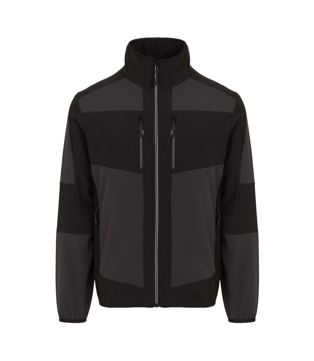 Unisex Adult 2 Layer Soft Shell Jacket Ash Black Regatta Professional-1