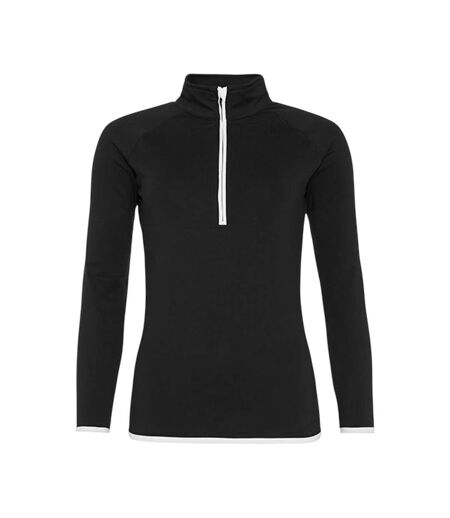 Pull Femme Noir Vif Blanc Arctique Just Cool