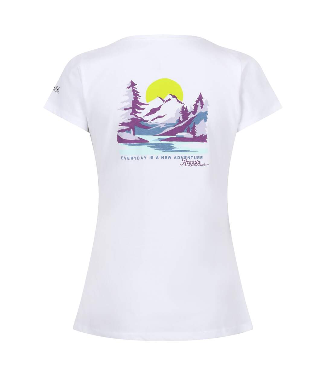 T-shirt Breezed Femme Blanc Regatta-3