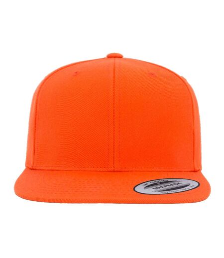 Yupoong Mens The Classic Premium Snapback Cap (Orange)