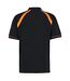 Kustom Kit Mens Oak Hill Piqué Polo Shirt (Black/Orange) - UTPC6333