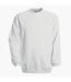 B&C Unisex Set-In Modern Cut Crew Neck Sweatshirt (White)