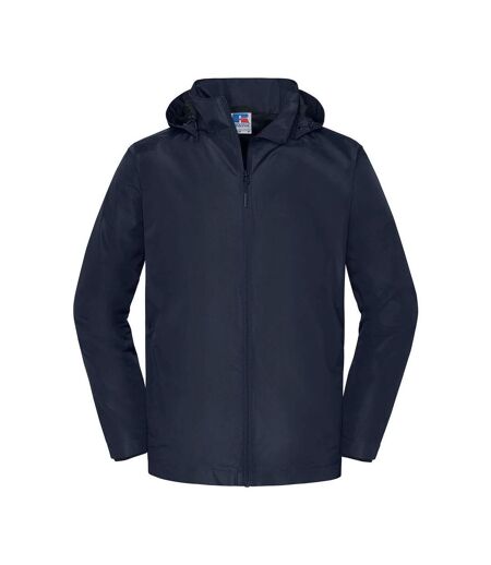 Veste Unie À Capuche Ajustable Et Amovible Essential Homme Bleu Marine Foncé Russell