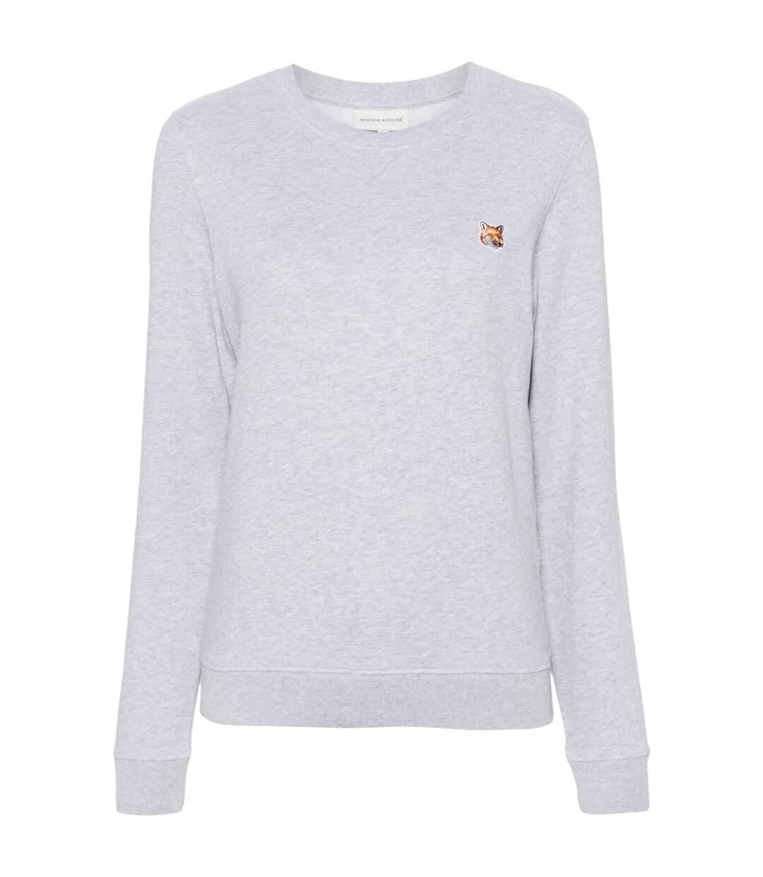 Sweat Motif/style Logo Femme Gris Maison Kitsuné-1