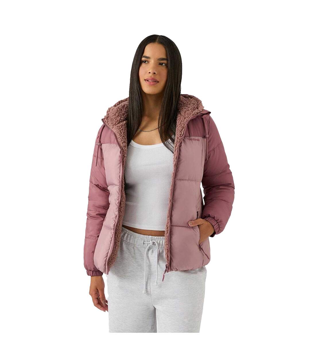 Doudoune Femme Vieux Rose Reebok-1