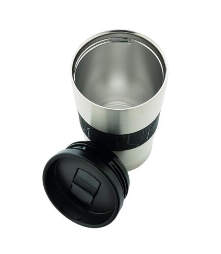 Vacuum insulated 300ml thermal mug one size silver/black XD Collection