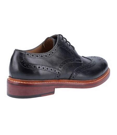 Mens Quenington Goodyear Welt Lace Up Leather Shoe Black Cotswold