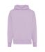 Unisex adult yoho recycled cotton relaxed fit hoodie lavender Iqoniq-1