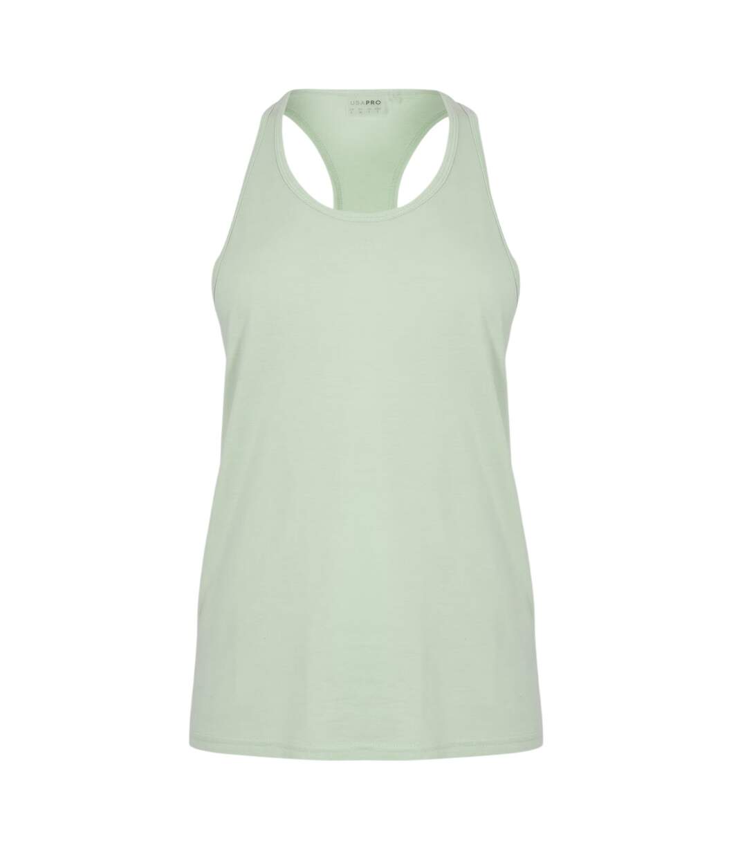 Débardeur Femme Vert Pâle USA-2