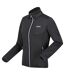 Womens/ladies newhill marl full zip fleece jacket seal grey/black Regatta