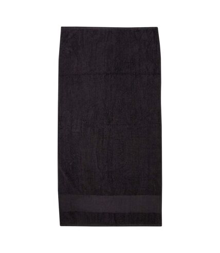 Towel City Printable Border Hand Towel (Black) - UTPC3891