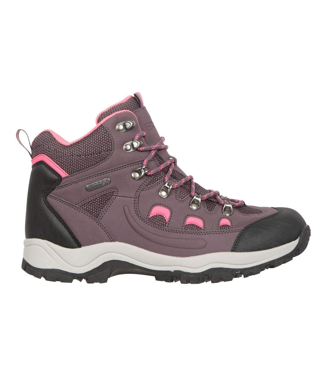 Womens/ladies adventurer waterproof walking boots berry Mountain Warehouse-3