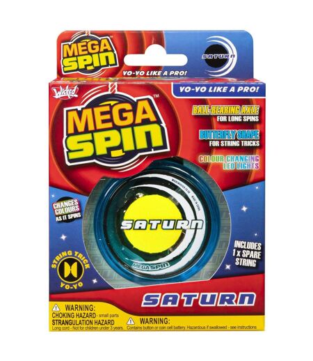 Mega spin saturn yo-yo one size red/yellow Wicked