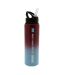 West Ham United FC Stripe Aluminum Water Bottle (Claret Red/Sky Blue/Black) (One Size) - UTTA9290
