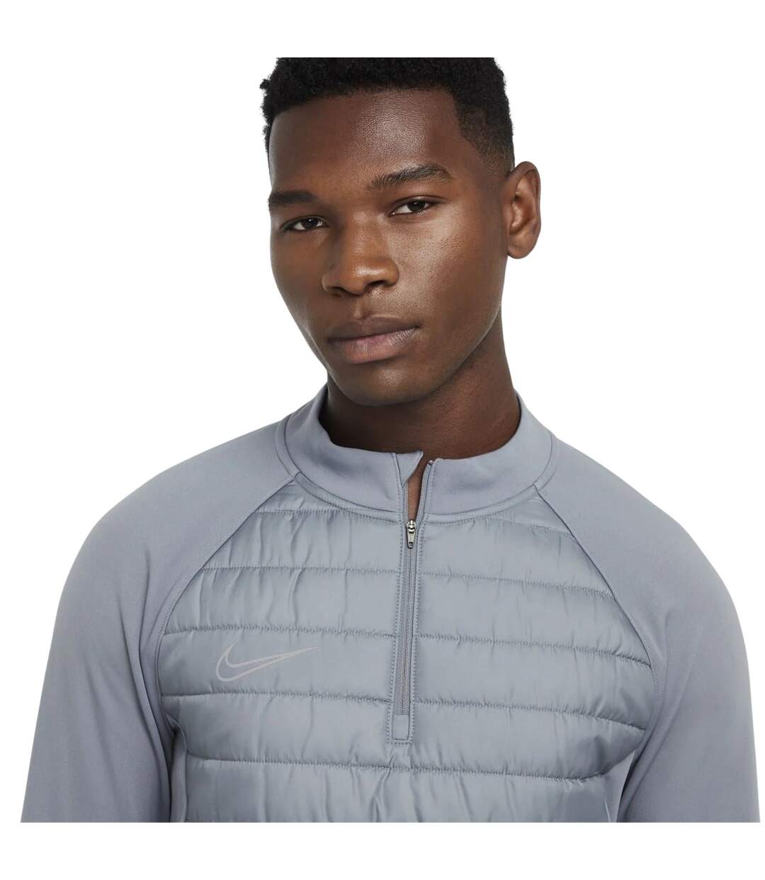 Sweat Hiver Warrior Homme Gris Argenté Nike-3