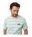 T-shirt Motif/style Imprimé Graphique Dunbarton Homme Vert De Gris Clair Saltwell-4