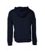 Unisex adult sponge fleece hoodie navy Bella + Canvas