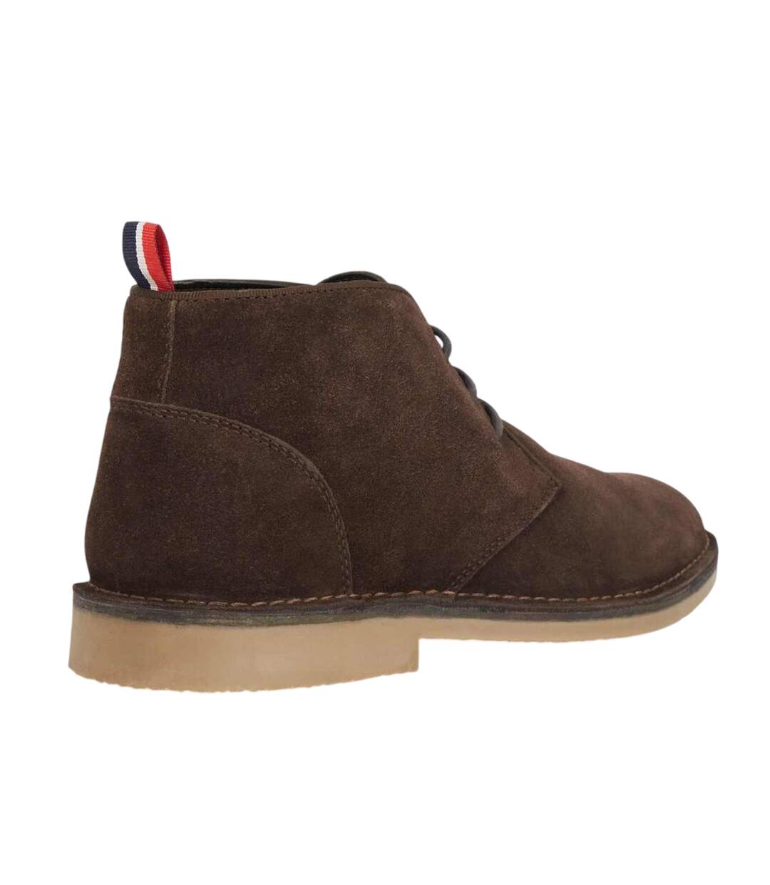 Mens Creed Leather Lace Up Chukka Boots Brown Dune London-2