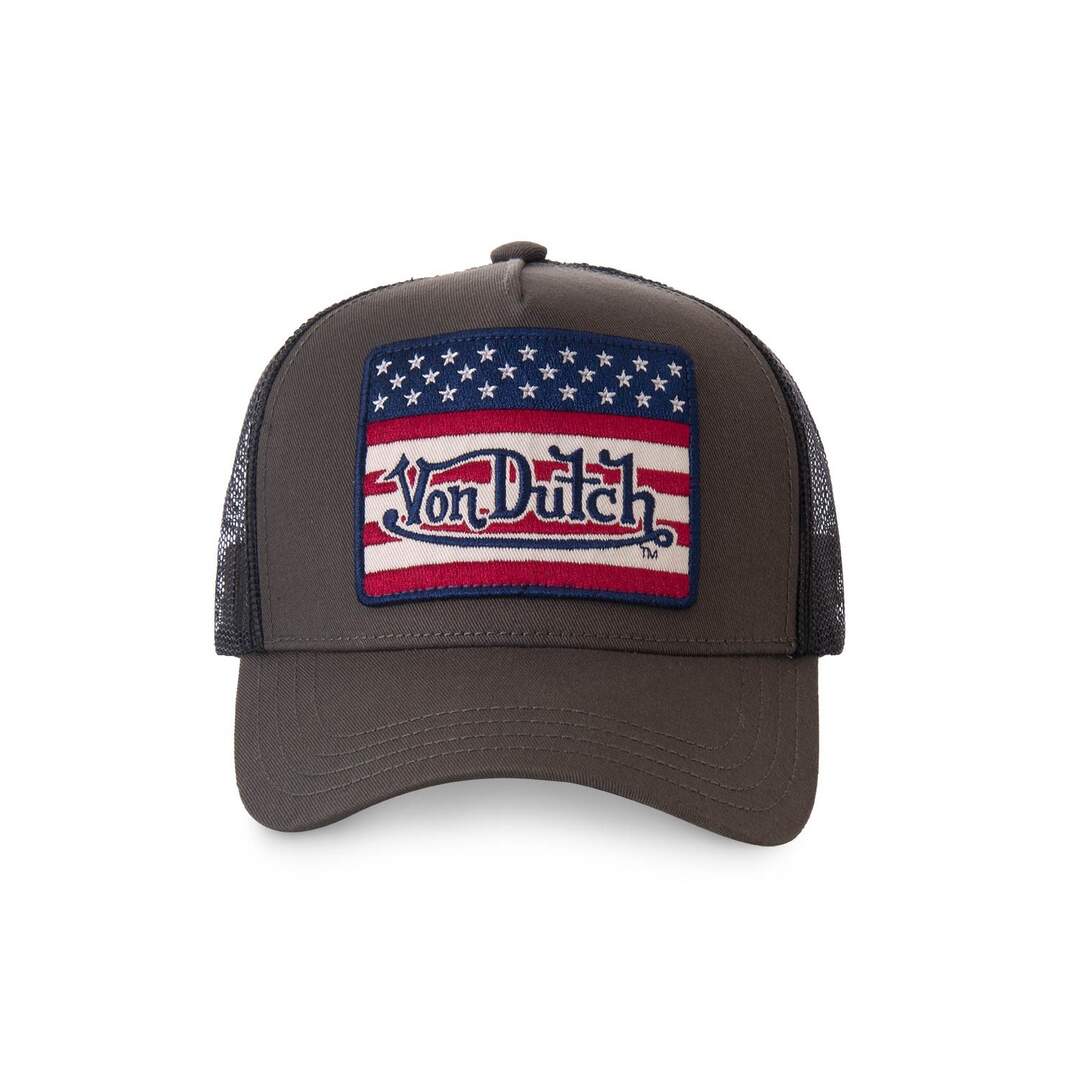 Casquette Trucker homme Kaki Vondutch-2