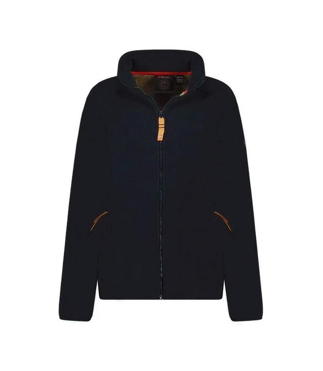 Veste zippé noir homme geographical norway tasco-1