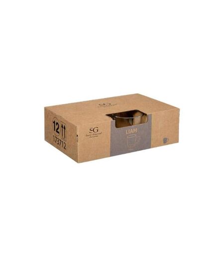 Lot de 6 Mugs Liam 34cl Transparent